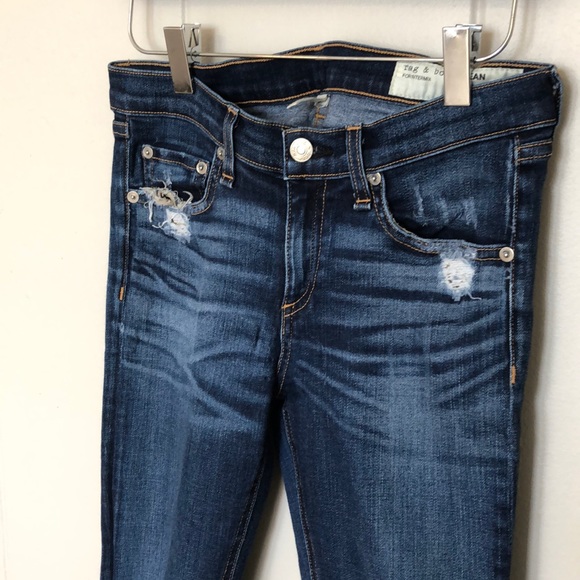 Rag & bone Capri destroyed Chester wash - Picture 2 of 5